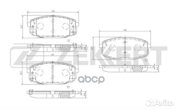 Колодки торм. диск. передн. Hyundai Creta 16