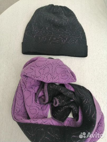 Комплект шапка и шарф