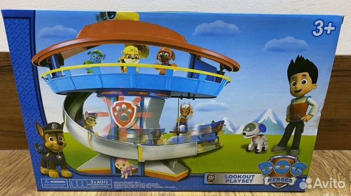 Щенячий патруль щенки и машинки+база А