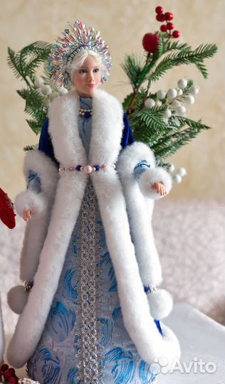 Дед Мороз и Снегурочка куклы