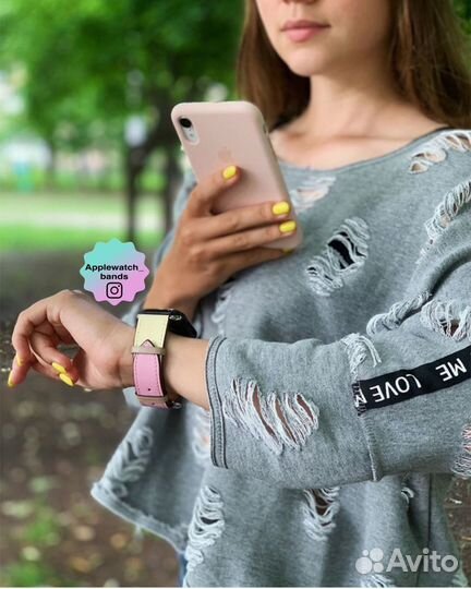 Ремешок для Apple Watch (Hermes в 2 оборота)