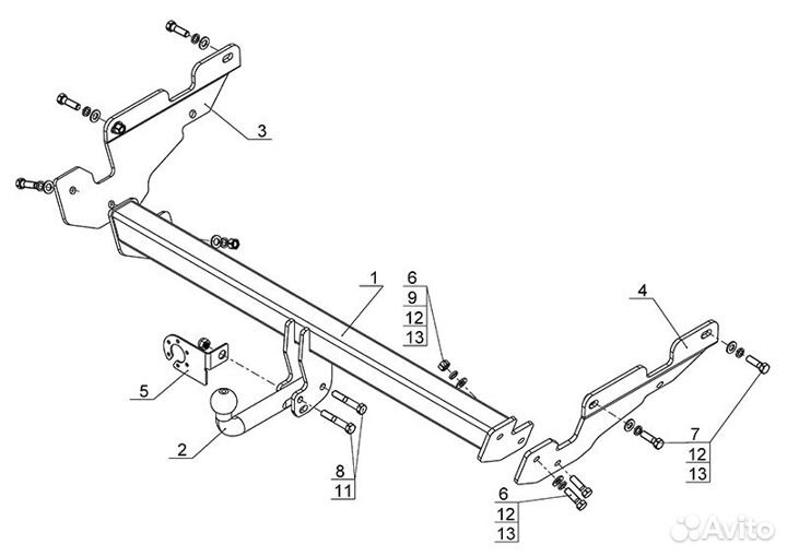 Фаркоп на Мазда Сх-5