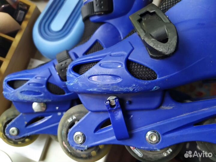 Ролики раздвижные Rea Action 33-36, защита