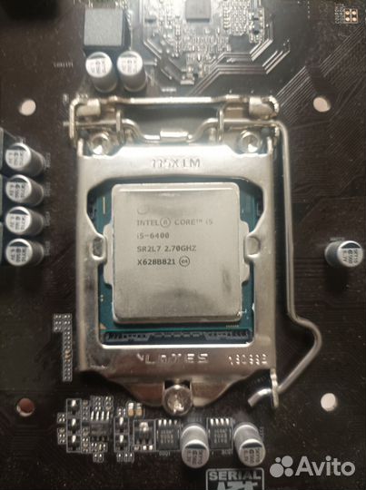 Материнская плата 1151, с процессом i5-6400