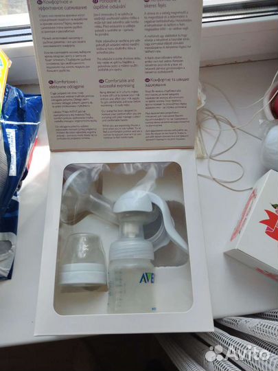 Молокоотсос ручной philips avent