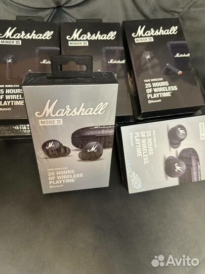 Наушники marshall motif anc, mode 2, minor 3