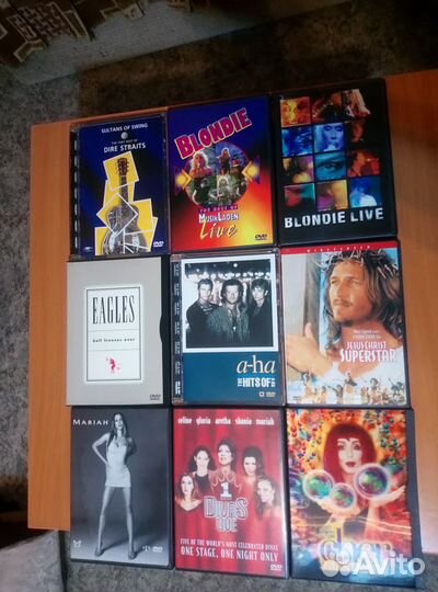 DVD диски фирменные с музыкой