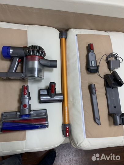 Пылесос dyson v8(новая батарея)