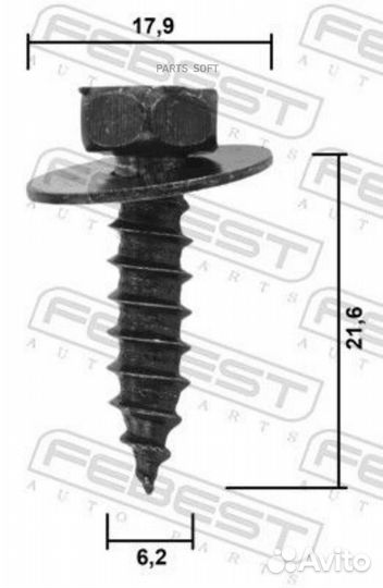 Febest 88570-223 Саморез febest 88570-223