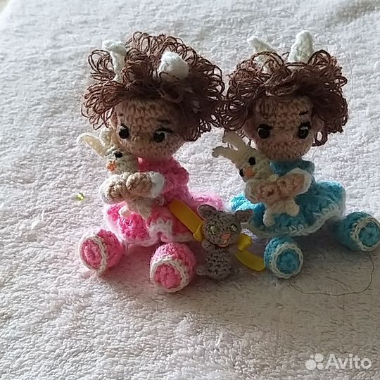 Вязаные игрушки ручной работы