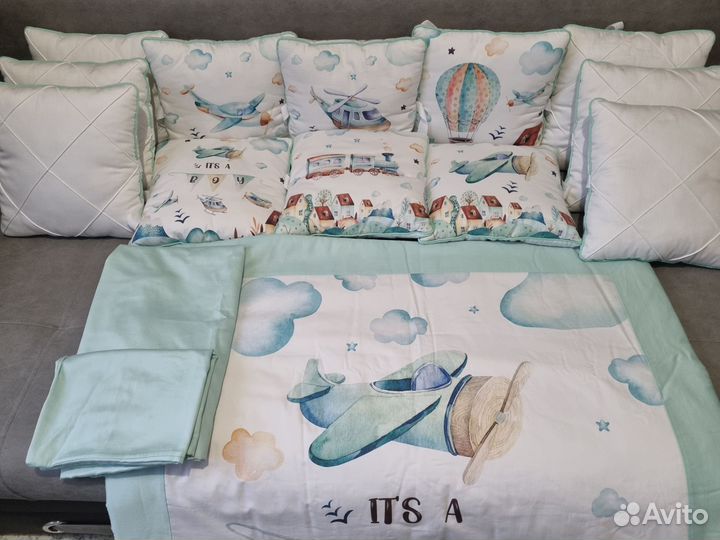 Набор в детскую кроватку 7в1