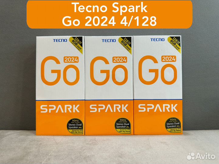 TECNO Spark Go 2024, 4/128 ГБ