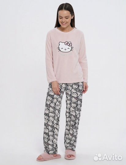 Плюшевая пижама hello kitty