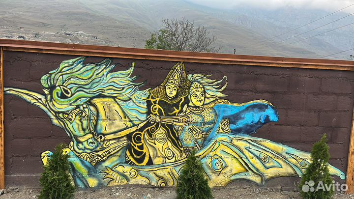 Роспись стен Владикавказ