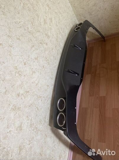 Диффузор на задний бампер kia stinger