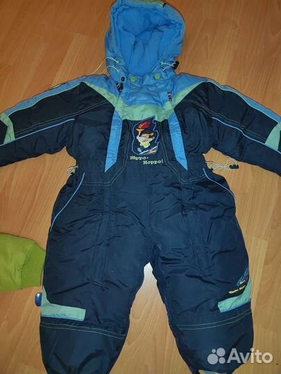 Новая куртка демисезон и зимний комбинезон 74-80