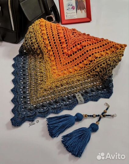 Шарфы платки палантины