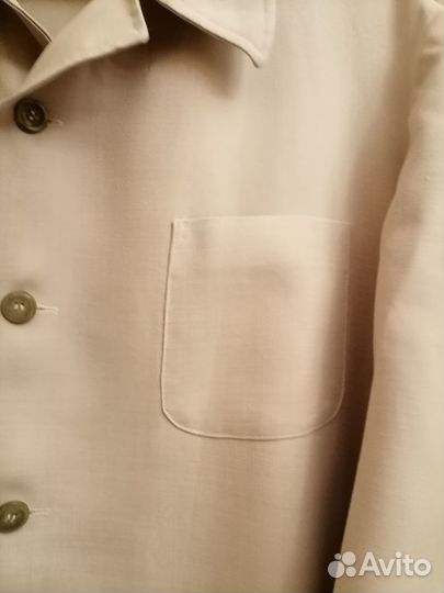 Винтажный муж. пиджак льняной послевоенный40-50г.г