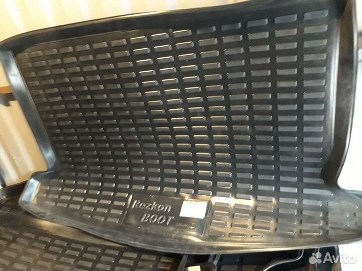 Коврик в багажник на рио х-line