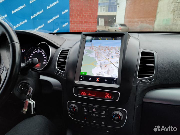 Android стиль Tesla для Kia Sorento XM, есть Teyes