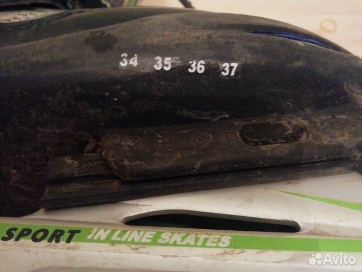 Роликовые коньки детские раздвижные