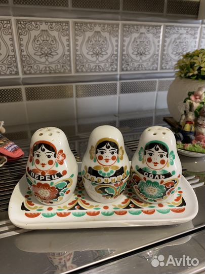 Набор для специй фарфор СССР Вербилки