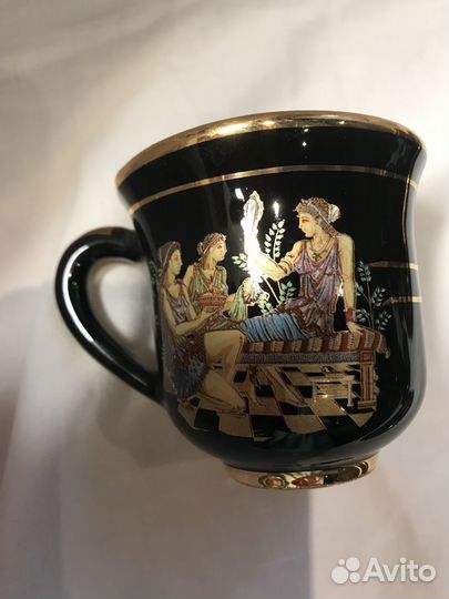Кофейный сервиз на 6 персон hand made in 24k gold