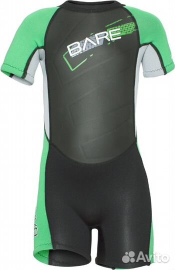 Детский короткий гидрокостюм для жаркой погоды Tad