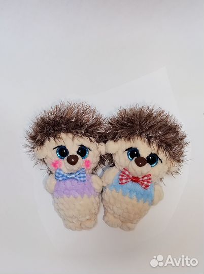 Вязаные брелки, ёжик