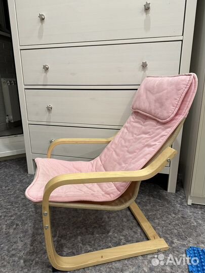 Кресло детское IKEA поэнг
