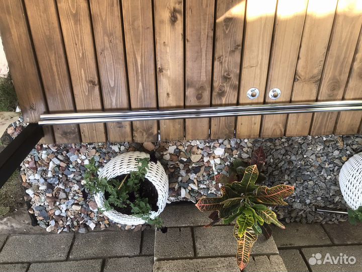 Хромированные трубы для гардеробной