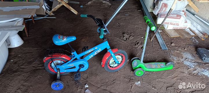 Велосипед детский,самокат