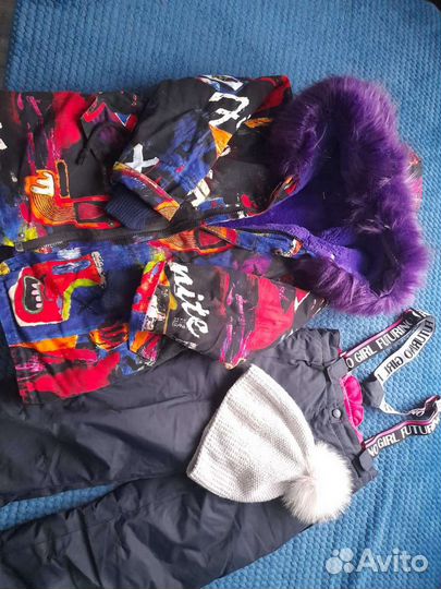 Зимняя куртка на девочку рост 134