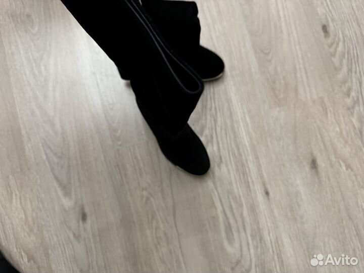 Сапоги замшевые еврозима 36