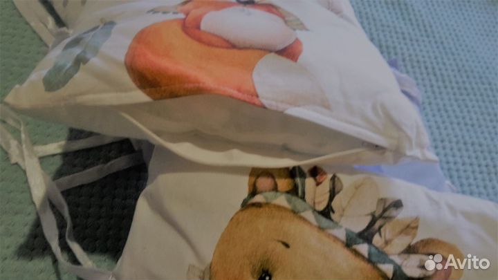 Бортики в детскую кроватку бу