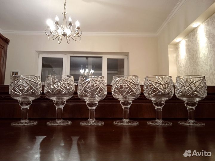 Хрусталь Фужеры, рюмки СССР