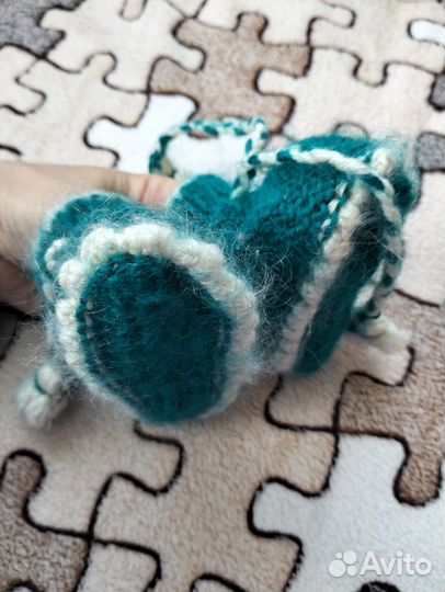 Пинетки вязаные ручная работа