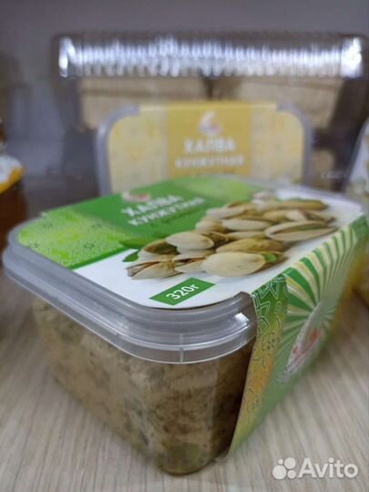 Халва кунжутная миндаль и фисташка