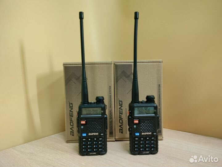 Комплект раций Baofeng UV-5R 8w 3 режима мощности