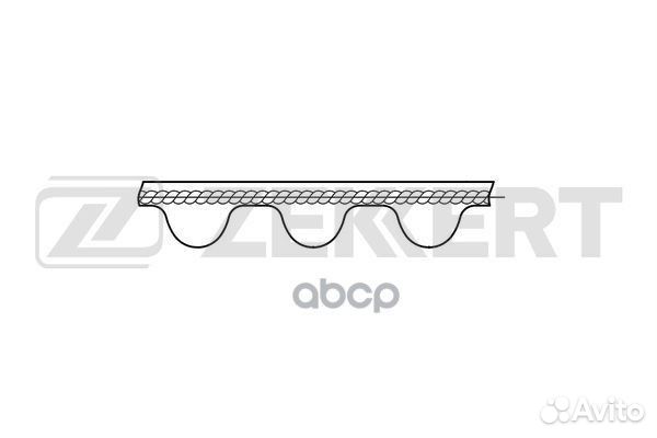 Ремень зубчатый грм Jeep Wrangler II 02- Chero