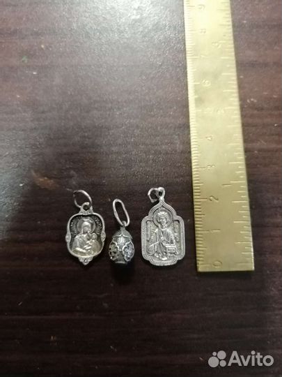 Ладонка образок серебро