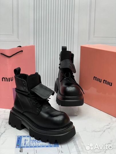 Ботинки женские miu miu