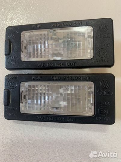 Фонари освещения заднего номера VAG оригинал