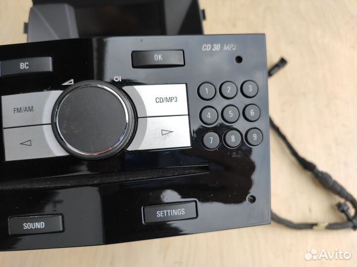 CD30MP3 Aux + Gid Delphi 3-х строчный Opel Astra H