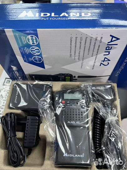 Портативная Си-Би радиостанция Midland Alan 42
