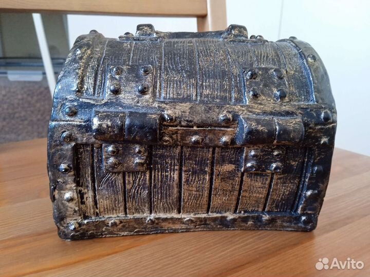 Сундук копилка из гипса