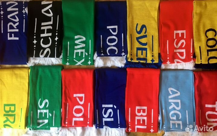 Официальные Шарфы Fifa Сборных Чемпионат мира 2018