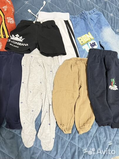 Вещи пакетом на мальчика 74 80 86