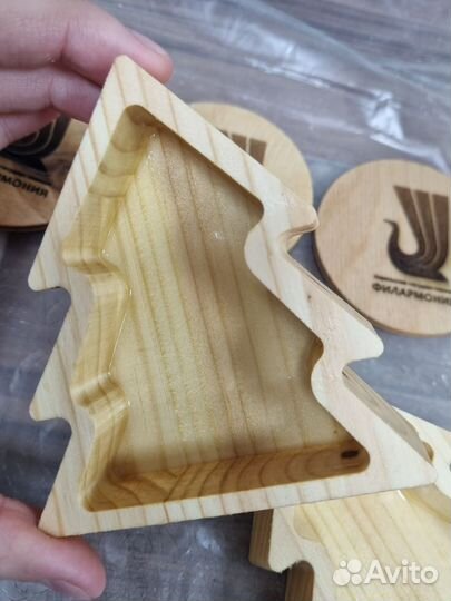 Подсвечник из сосны ёлочка