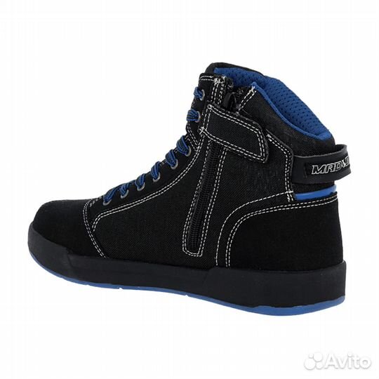 Мотокеды MadBull Sneakers Black Neon Blue